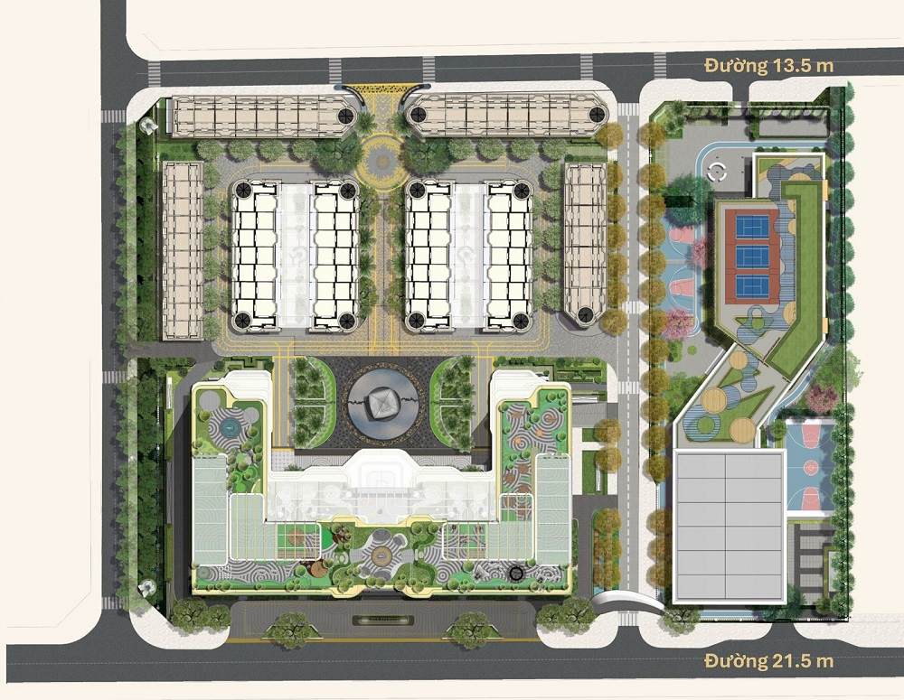 Mặt bằng Rivea Residences về quy hoạch tổng thể