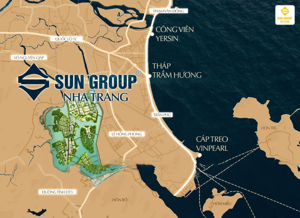 vi tri sun porta town nha trang  ?? tam diem ket noi chien luoc